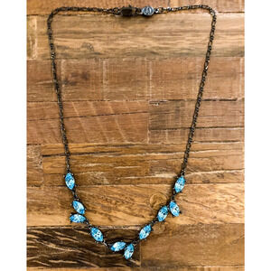 Rare Vintage 90's Bellaire Crystal Company Princess Necklace, Perfect Condition